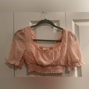 Preppy cropped shirt !